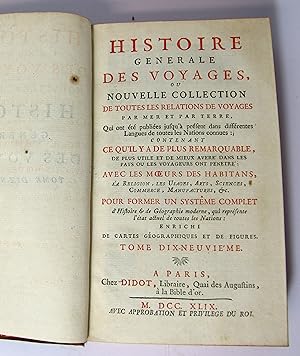 Bd. 19: Histoire generale des voyages, ou nouvelle Collection de toutes les relations de Voyages ...