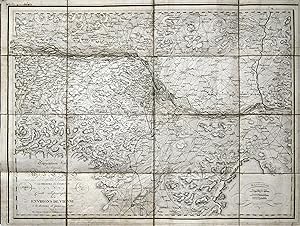 Kupferstich- Karte, v. F. Reisser n. M. Ragginger b. T. Mollo in Wien, "Topographische Karte Der ...