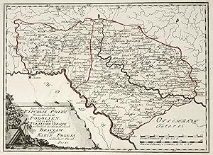 Kupferstich- Karte, b. Reilly, "Der Königllichen Republik Polen Woiwodschaft Podolien und die unt...