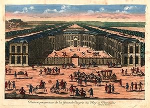 Teilansicht, Großer Marstall, "Veue et perspectiue de la Grande Ecuyrie du Roy a Versailles".