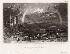 Bild des Verkufers fr Ansicht, "Der Ararat von der Hhe bey Eriwan". zum Verkauf von Antiquariat Clemens Paulusch GmbH