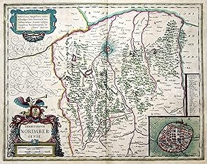 Seller image for Kupferstich- Karte, b. J. Janssonius, "Territorium Norimbergense.". for sale by Antiquariat Clemens Paulusch GmbH