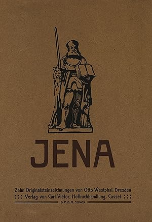 Jena. Zehn Originalsteinzeichnungen von Otto Westphal.