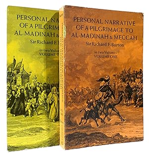 Bild des Verkufers fr PERSONAL NARRATIVE OF A PILGRIMAGE TO AL-MADINAH & MECCA zum Verkauf von Rare Book Cellar