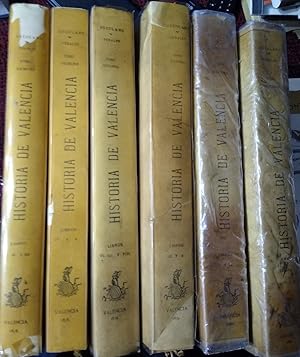 Imagen del vendedor de HISTORIA GENERAL DE VALENCIA - DCADAS DE LA HISTORIA DE LA INSIGNE Y CORONADA CIUDAD DE VALENCIA (6 libros) a la venta por Libros Dickens