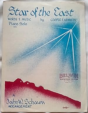 Star of the East: Words & Music Piano Solo