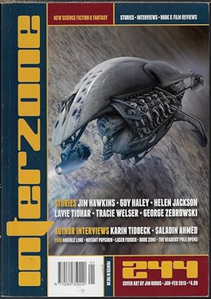 Imagen del vendedor de INTERZONE Science Fiction and Fantasy: No. 244, January, Jan. - February, Feb. 2013 a la venta por Books from the Crypt