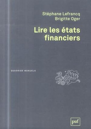 Seller image for lire les tats financiers (3e dition) for sale by Chapitre.com : livres et presse ancienne