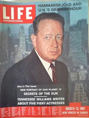 Life International March 13, 1961 , Tennessee Williams.