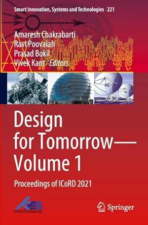 Bild des Verkufers fr Design for TomorrowVolume 1 : Proceedings of ICoRD 2021 zum Verkauf von AHA-BUCH GmbH