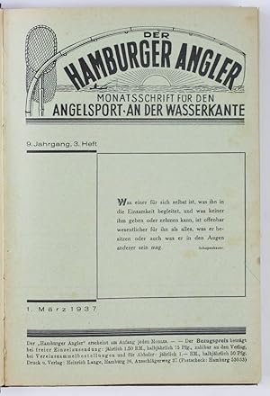 Der Hamburger Angler. Monatsschrift für den Angelsport an der Wasserkante.