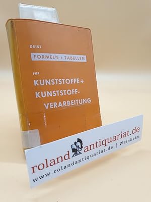 Imagen del vendedor de Krist, Thomas: Technische Taschenbcher Teil: Bd. 15., Formeln und Tabellen fr Kunststoffe und Kunststoffverarbeitung a la venta por Roland Antiquariat UG haftungsbeschrnkt