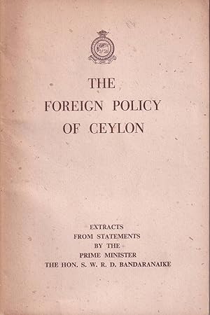 The Foreign Policy of Ceylon.