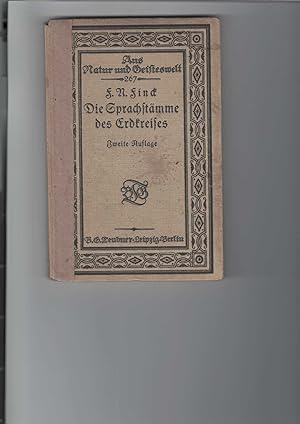 Imagen del vendedor de Die Sprachstmme des Erdkreises. Sammlung "Aus Natur und Geisteswelt", Band 267. Sammlung wissenschaftlich-gemeinverstndlicher Darstellungen. a la venta por Antiquariat Frank Dahms