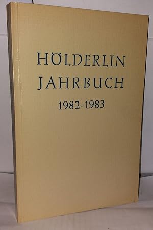 Hëlderlin Jahrbuch 1982-1983 Begründet Von Friedrich Beissner und Paul Kluckhohn - Im Aufrag der ...