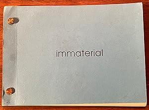 Seller image for Immaterial : MA and Diploma Postgraduate Textiles, Goldsmiths College, 1995 for sale by Cross-Country Booksellers