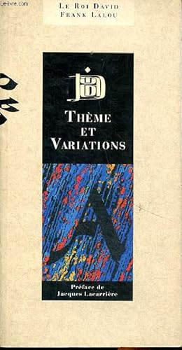 Seller image for Thme et variations sur le psaume XXIII for sale by Le-Livre