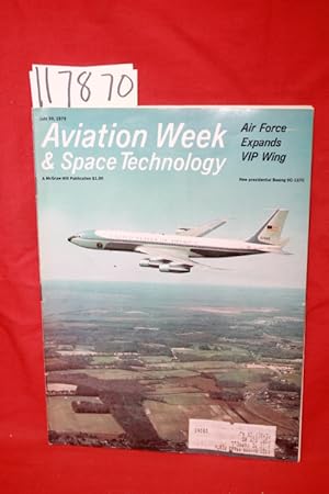 Seller image for Aviation Week and Space Technology July 30, 1973 [Air Force 1 Interior Pictures] Boeing VC-137C for sale by Princeton Antiques Bookshop