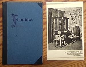 Image du vendeur pour Furniture - As Interpreted by the Century Furniture Company, Grand Rapids, Michigan Plus Full-Sized Advertising Card (Stated 3rd Edition, 1928) mis en vente par RG Vintage Books