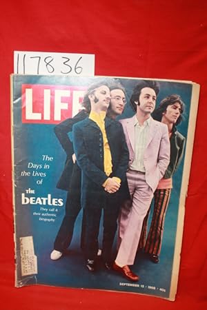 Seller image for Life Magazine The Days in the Lives of the Beatles September 13. 1968 for sale by Princeton Antiques Bookshop