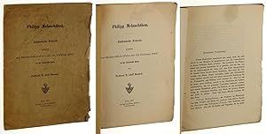 Philipp Melanchthon. Akademische Festrede, gehalten zur Melanchthon-Feier am 16. Februar 1897 an ...