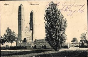 Imagen del vendedor de Ansichtskarte / Postkarte Gera in Thringen, Blick auf das Krematorium a la venta por akpool GmbH