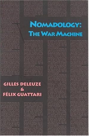 Seller image for Nomadology: The War Machine by Deleuze, Gilles, Guattari, Félix [Paperback ] for sale by booksXpress