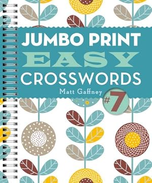 Seller image for Jumbo Print Easy Crosswords #7 (Large Print Crosswords) by Gaffney, Matt [Paperback ] for sale by booksXpress