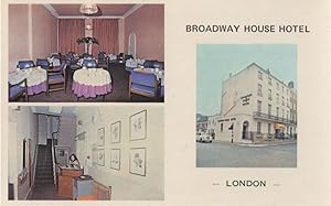 Broadway House Hotel Baker Street London Vintage 1970s Postcard