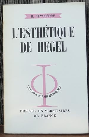 L'esthéthique de Hegel