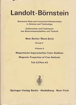 Zahlenwerte und Funktionen aus Naturwissenschaften und Technik, Gruppe II; Band 9; Teil d2: Atom-...