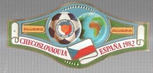 Bild des Verkufers fr VITOLA fabrica de tabacos ALVARO: Mundial Futbol Espaa 1982: Checoslovaquia zum Verkauf von EL BOLETIN