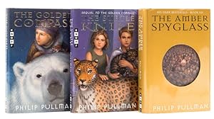 Seller image for His Dark Materials Trilogy: The Golden Compass; The Subtle Knife; The Amber Spyglass (all three first printings signed by author) for sale by Neverland Books
