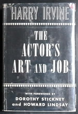 Bild des Verkufers fr The actor's art and job zum Verkauf von GuthrieBooks