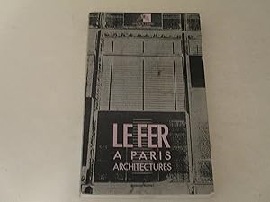 Imagen del vendedor de Le Fer a Paris--Architectures (French Edition) a la venta por rareviewbooks