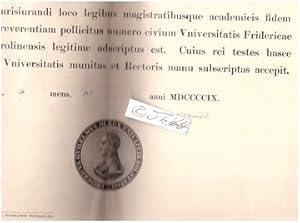 Seller image for ERICH SCHMIDT (1853-1913) Professor Dr.phil., deutscher Literaturwissenschaftler, Professur fr deutsche Sprache und Literatur an der Friedrich-Wilhelms-Universitt in Berlin, Rektor der Universitt, von 1906 bis zu seinem Tod Prsident der Goethe-Gesellschaft in Weimar for sale by Herbst-Auktionen