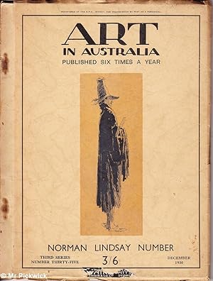 Art in Australia Norman Lindsay Number