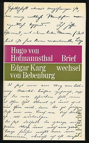 Briefwechsel. Herausgegeben von Mary E. Gilbert.