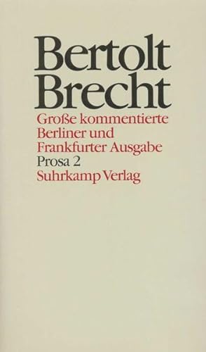 Imagen del vendedor de Werke. Groe kommentierte Berliner und Frankfurter Ausgabe. 30 Bnde (in 32 Teilbnden) und ein Registerband: Band 17: Prosa 2. Romanfragmente und . bei Murten. Das Renommee. Tatsachenreihe a la venta por Versandantiquariat Felix Mcke