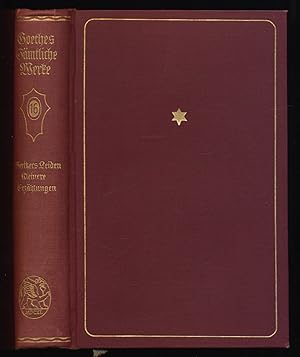 Goethes sämtliche Werke, Jubiläums-Ausgabe in 40 Bänden - 16. Band: Die Leiden des jungen Werther...