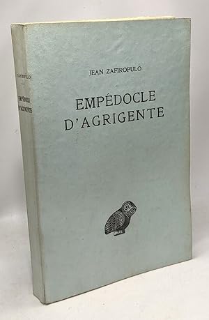 Image du vendeur pour Empdocle d'Agrigente - collection d'tudes anciennes mis en vente par crealivres