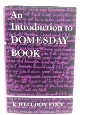 Seller image for An Introduction to Domesday Book for sale by World of Rare Books