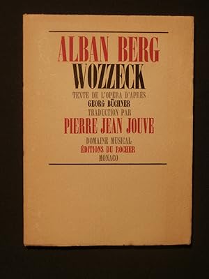 Image du vendeur pour Wozzeck mis en vente par Tant qu'il y aura des livres