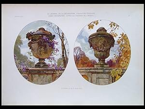 VASES DECORATFS, J. MENZEL - 1906 - PLANCHE