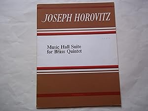 Seller image for Music Hall Suite for Brass Quintet. for sale by Carmarthenshire Rare Books