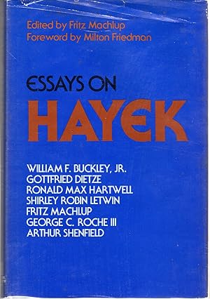 Bild des Verkufers fr Essay on Hayek zum Verkauf von Dorley House Books, Inc.