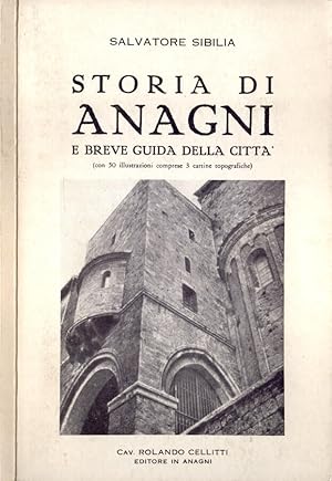 Imagen del vendedor de Storia di Anagni e breve guida della citt a la venta por Biblioteca di Babele