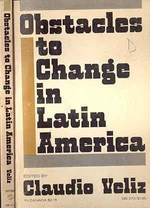 Bild des Verkufers fr Obstacles to change in Latin America zum Verkauf von Biblioteca di Babele