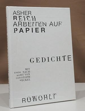 Imagen del vendedor de Arbeiten auf Papier. Gedichte. Mit einem Nachwort von Christoph Meckel. bersetzt von Judith Brll, Gila Lustiger, Christoph Meckel u.a. a la venta por Dieter Eckert