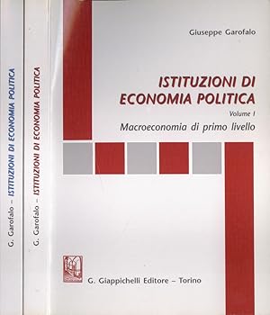 Bild des Verkufers fr Istituzioni di economia politica Vol. I - II zum Verkauf von Biblioteca di Babele